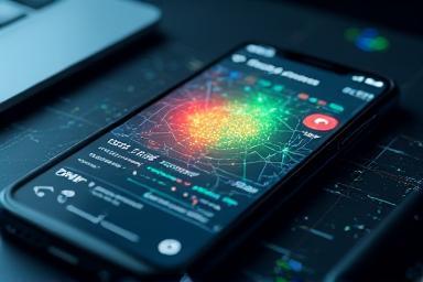Mobile device testing signal coverage chart